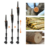 Integrated High Reach Pole Electric Saw Rechargeable Cordless Chainsaw Double Section Assemble Shaft Branch Cutter and Low Noise