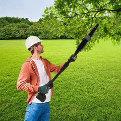 Integrated High Reach Pole Electric Saw Rechargeable Cordless Chainsaw Double Section Assemble Shaft Branch Cutter and Low Noise